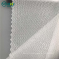 100% polyester fabric woven fusible and circular knitted interlining stretch interlining with double dot pa coating for garments